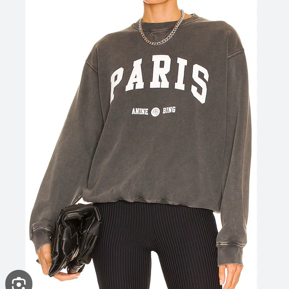 Anine Bing PARIS sweatshirt size medium